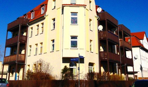 Private south-facing garden, terrace, 3-room 80m² apartment with balcony in Böhlitz-Ehrenberg Leipzig