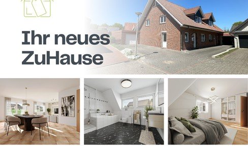 Beautiful, large semi-detached house in Löningen that is ready to move into