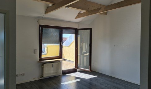 Marbach-Rielingshausen: Bright 2-3 room studio apartment with ROOF TERRACE