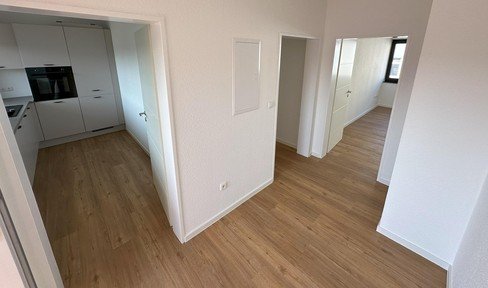 2-room apartment after core renovation EBK & sanitary branded items
