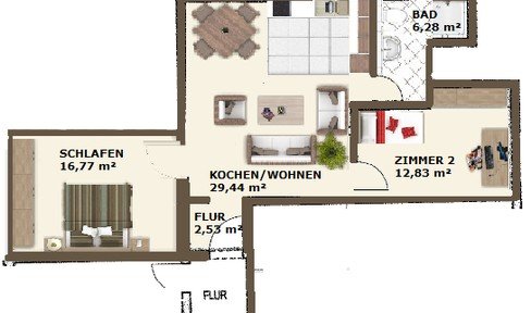 3 Zimmer Wohnung im Zentrum von Bad Bellingen